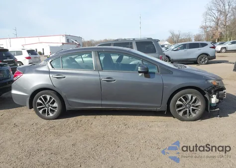 2013 Honda Civic Ex-L из США, поврежденный, VIN 2HGFB2F95DH544485